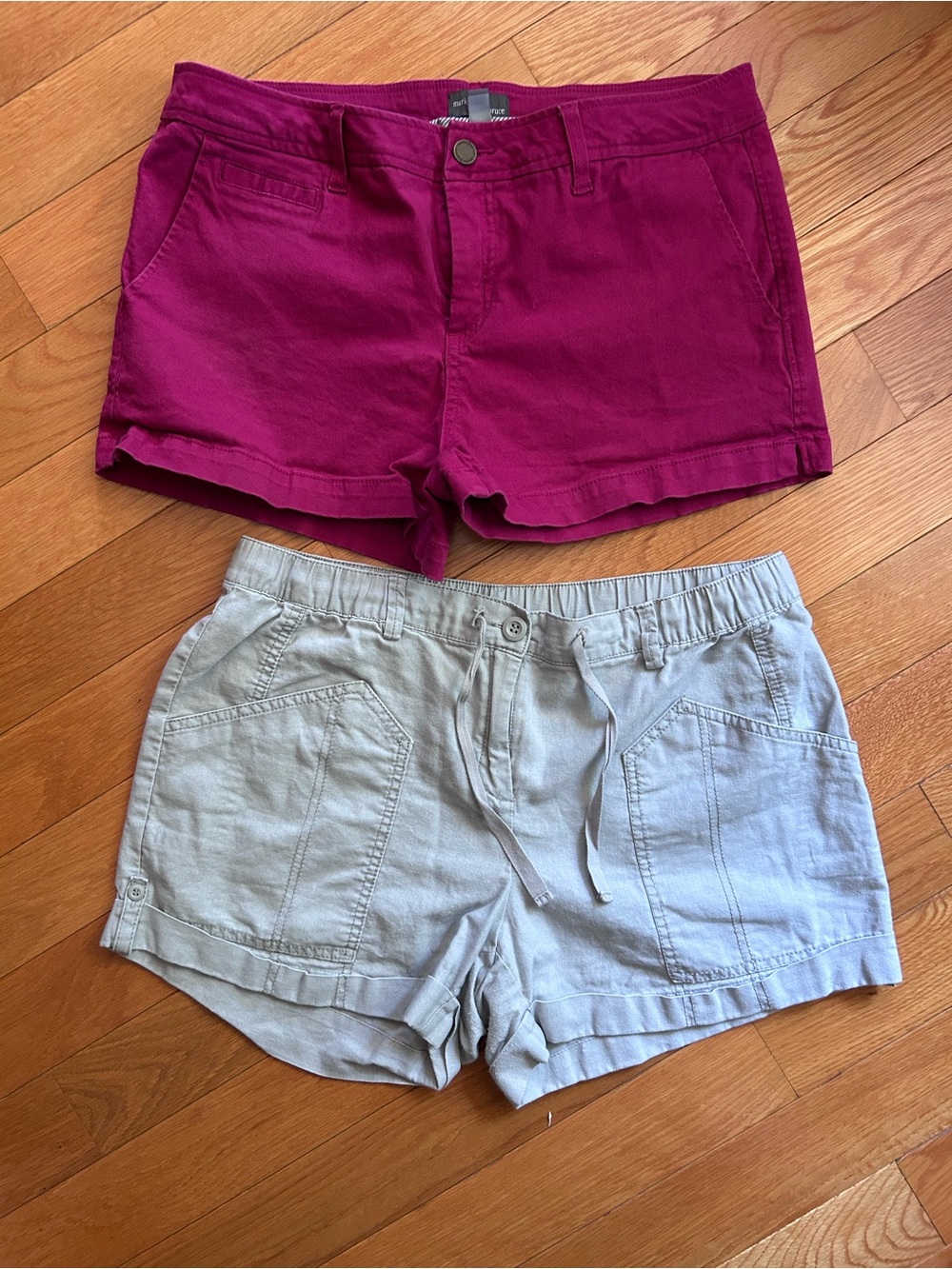Women's Magenta Market and Spruce, NY& Co gray shorts bundle